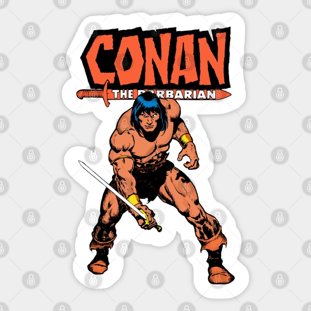 The Barbarian V.2 Sticker by OniSide